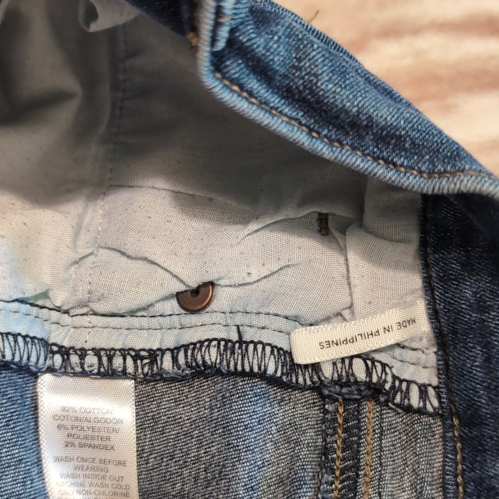 Ann Taylor Loft Blue Skinny Jeans Size 0 - Picture 9 of 9